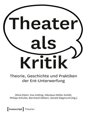 cover image of Theater als Kritik
